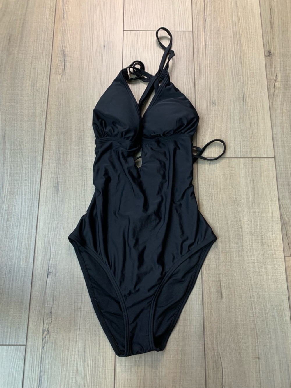 Classic Black One-Piece Swimsuit